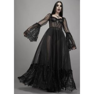 House of Widow Dance With Death Gothic Dress
